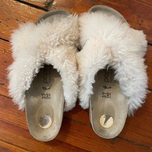 Birkenstock Papillio Daytona Fur Shearling Sandals
